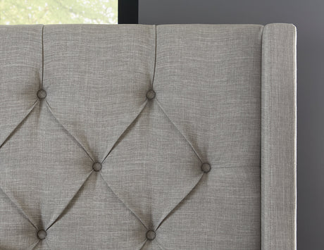 Verona Upholstered Footboard Full Storage Bed in Speckled Grey by Modus Furniture at Eve Furniture