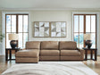 Veronella Sahara 3-Piece Sectional with LAF Chaise by Ashley at Eve Furniture