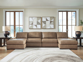 Veronella Sahara 4-Piece Double Chaise Sectional by Ashley at Eve Furniture