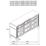 Veronica Silver Oak and Ivory 4-Piece Queen Storage Bed with LED Headboard