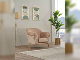 Versace Beige Chair by Furnia at Eve Furniture