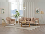Versace Beige Chair by Furnia at Eve Furniture