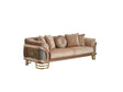 Versace Beige Stationary Sofa by Furnia at Eve Furniture
