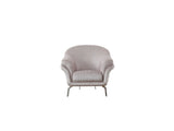 Versace Chair Light Grey by Furnia at Eve Furniture