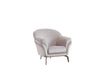 Versace Chair Light Grey by Furnia at Eve Furniture