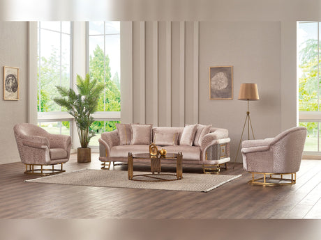 Versace Cream Chair by Furnia at Eve Furniture