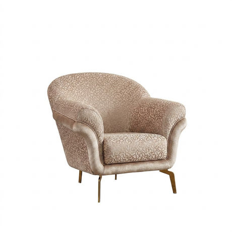 Versace Cream Chair by Furnia at Eve Furniture