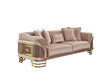 Versace Cream Stationary Sofa by Furnia at Eve Furniture