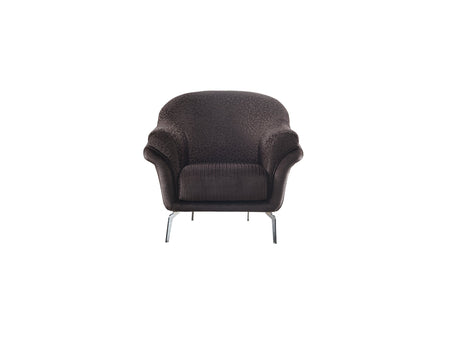 Versace Dark Grey 3-pieces (Sofa & Loveseat & Chair) Living Room Set by Furnia at Eve Furniture
