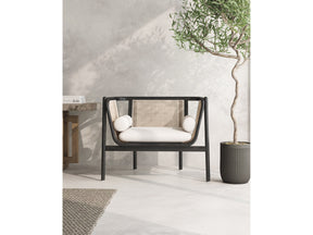 Versailles Accent Chair in Black, Natural Cane and Cream (set of 2) by Manhattan Comfort at Eve Furniture