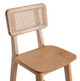 Versailles Counter Stool in Nature Cane by Manhattan Comfort at Eve Furniture