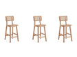 Versailles Counter Stool in Nature Cane (set of 3) by Manhattan Comfort at Eve Furniture