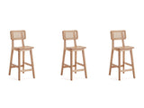 Versailles Counter Stool in Nature Cane (set of 3) by Manhattan Comfort at Eve Furniture
