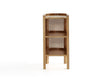 Versailles End Table in Nature Cane by Manhattan Comfort at Eve Furniture