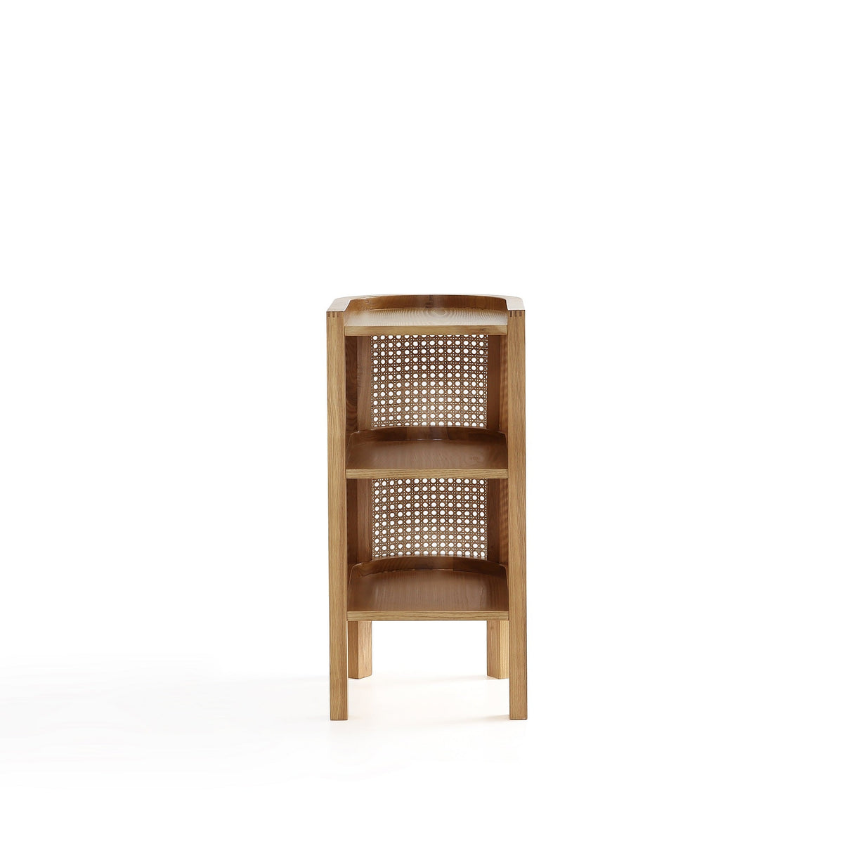 Versailles End Table in Nature Cane (set of 2) by Manhattan Comfort at Eve Furniture