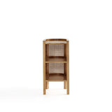 Versailles End Table in Nature Cane (set of 2) by Manhattan Comfort at Eve Furniture