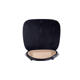 Versailles Round Dining Chair in Black and Natural Cane (set of 2) by Manhattan Comfort at Eve Furniture