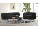 Versoix Black Sofa & Loveseat by Furniture of America at Eve Furniture