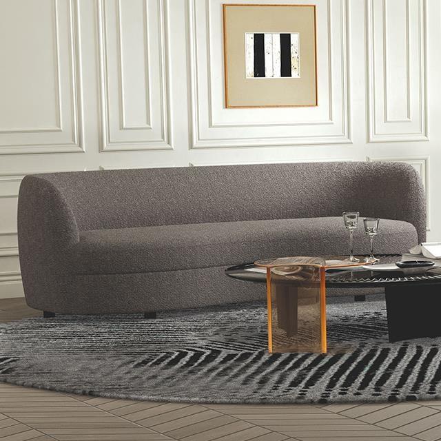 Versoix Charcoal Gray Sofa & Loveseat by Furniture of America at Eve Furniture