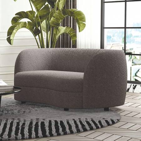 Versoix Charcoal Gray Sofa & Loveseat by Furniture of America at Eve Furniture