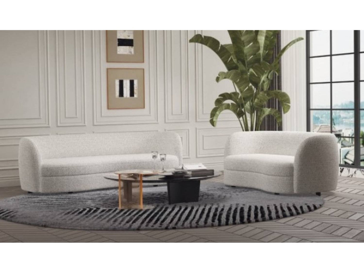 Versoix Off-White Sofa & Loveseat by Furniture of America at Eve Furniture