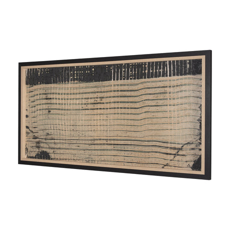 Vertical Horizons by Mercana Studio a Hand Embellished Textured Framed Art Print by Mercana at Eve Furniture