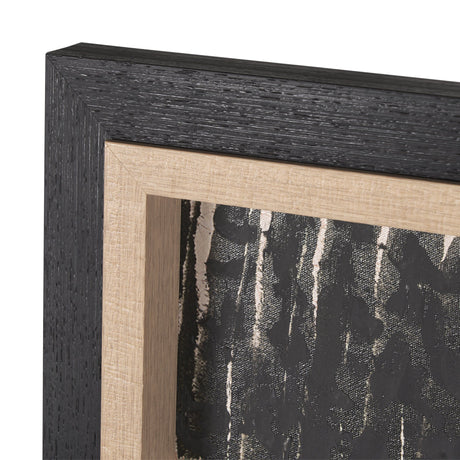Vertical Horizons by Mercana Studio a Hand Embellished Textured Framed Art Print by Mercana at Eve Furniture