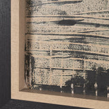 Vertical Horizons by Mercana Studio a Hand Embellished Textured Framed Art Print by Mercana at Eve Furniture