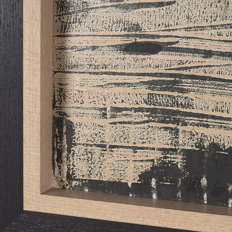 Vertical Horizons by Mercana Studio a Hand Embellished Textured Framed Art Print by Mercana at Eve Furniture