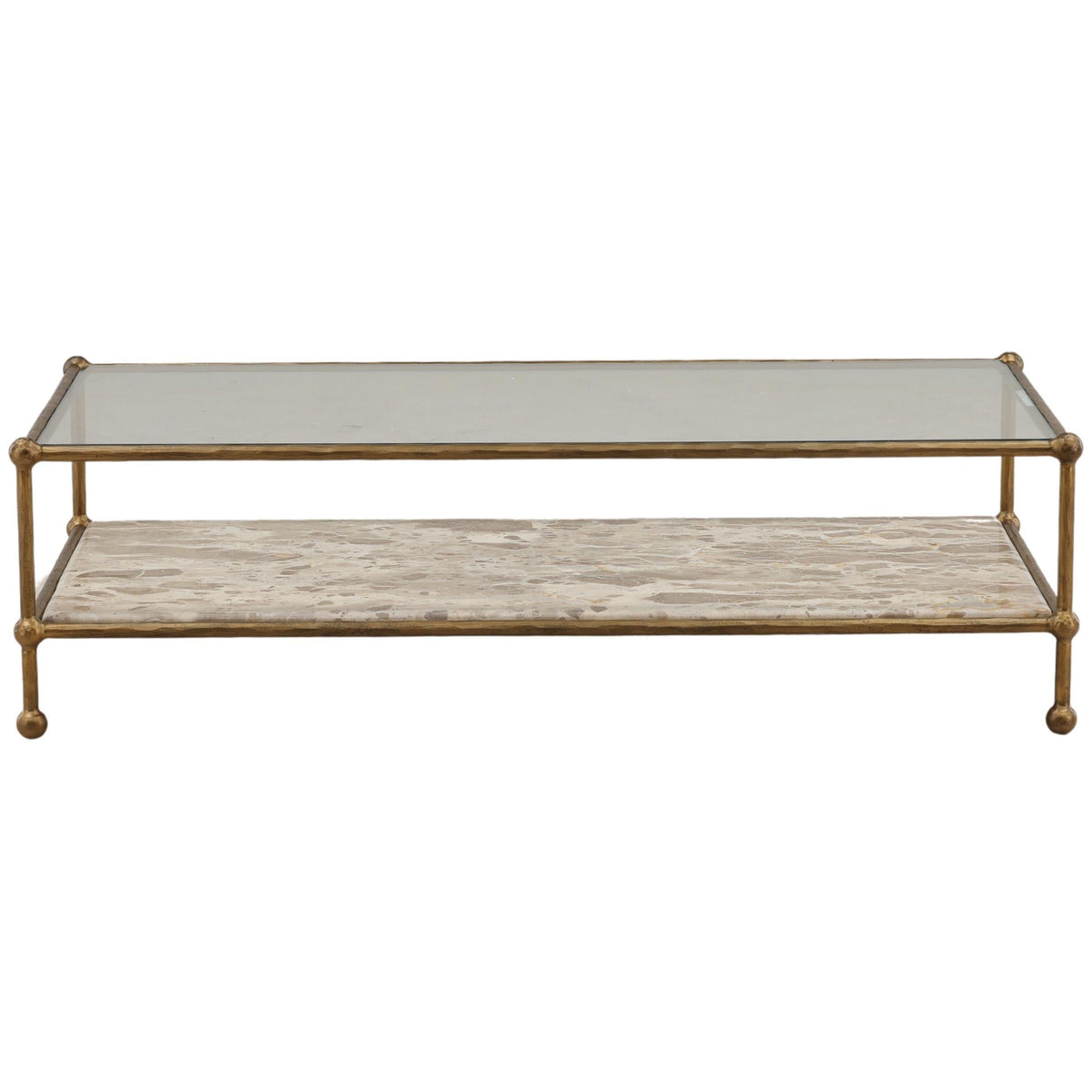 Verto Coffee Table, Beige by Dovetail at Eve Furniture