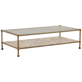Verto Coffee Table, Beige by Dovetail at Eve Furniture