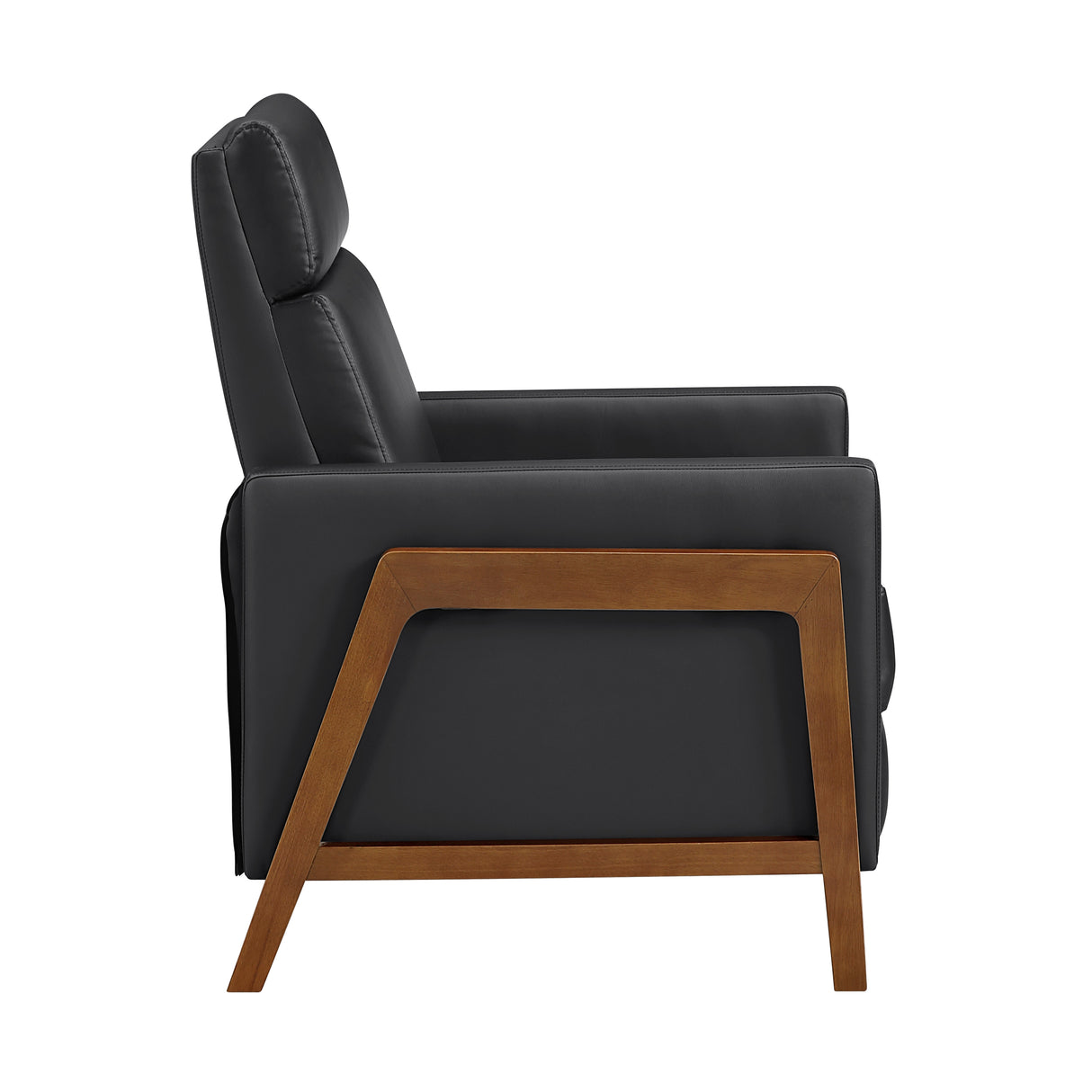 Verve Black Push Back Reclining Chair by Homelegance at Eve Furniture