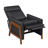 Verve Black Push Back Reclining Chair by Homelegance at Eve Furniture