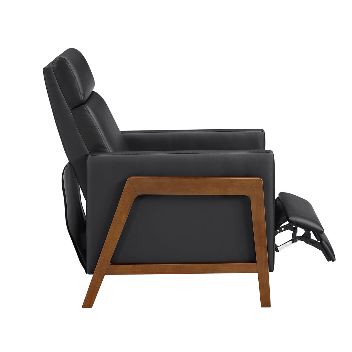 Verve Black Push Back Reclining Chair by Homelegance at Eve Furniture