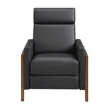 Verve Black Push Back Reclining Chair by Homelegance at Eve Furniture