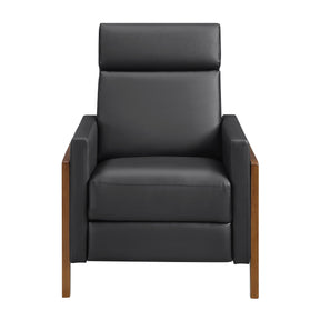 Verve Black Push Back Reclining Chair by Homelegance at Eve Furniture