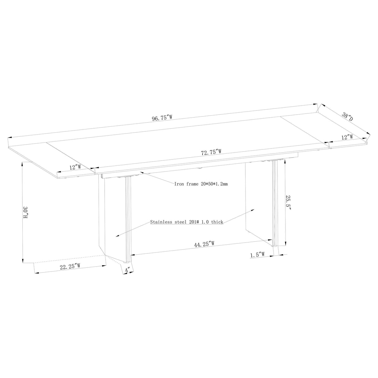 Vesa Beige Glass Top Extendable Dining Table by Coaster at Eve Furniture