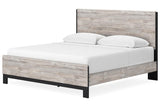 Vessalli Gray King Panel Bed by Ashley at Eve Furniture