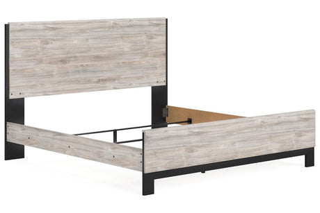 Vessalli Gray King Panel Bed by Ashley at Eve Furniture