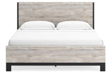 Vessalli Gray King Panel Bed by Ashley at Eve Furniture