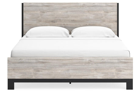 Vessalli Gray King Panel Bed by Ashley at Eve Furniture