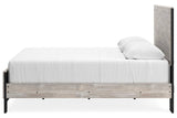 Vessalli Gray King Panel Bed by Ashley at Eve Furniture
