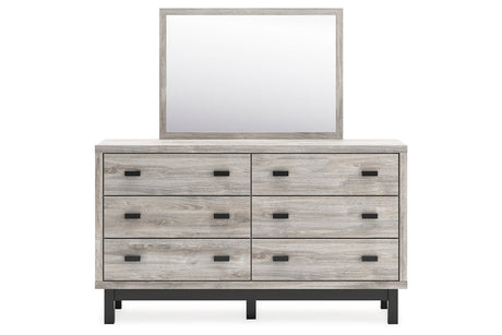 Vessalli Gray Panel Bedroom Set with 2 Nightstands by Ashley at Eve Furniture