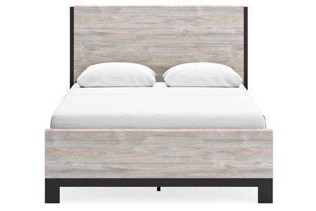 Vessalli Gray Queen Panel Bed by Ashley at Eve Furniture