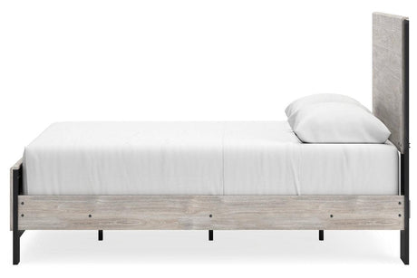 Vessalli Gray Queen Panel Bed by Ashley at Eve Furniture