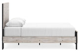 Vessalli Gray Queen Panel Bed by Ashley at Eve Furniture