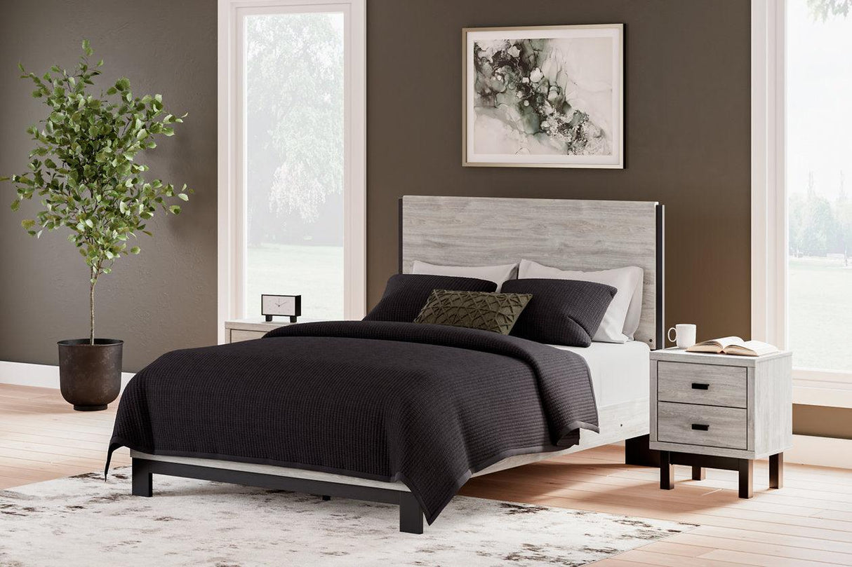 Vessalli Gray Queen Panel Bed by Ashley at Eve Furniture