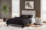 Vessalli Gray Queen Panel Bed by Ashley at Eve Furniture