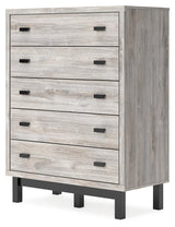 Vessalli Two-tone Chest of Drawers by Ashley at Eve Furniture