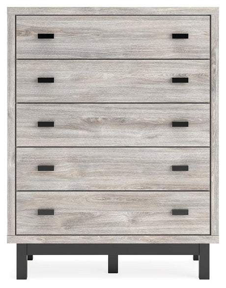 Vessalli Two-tone Chest of Drawers by Ashley at Eve Furniture